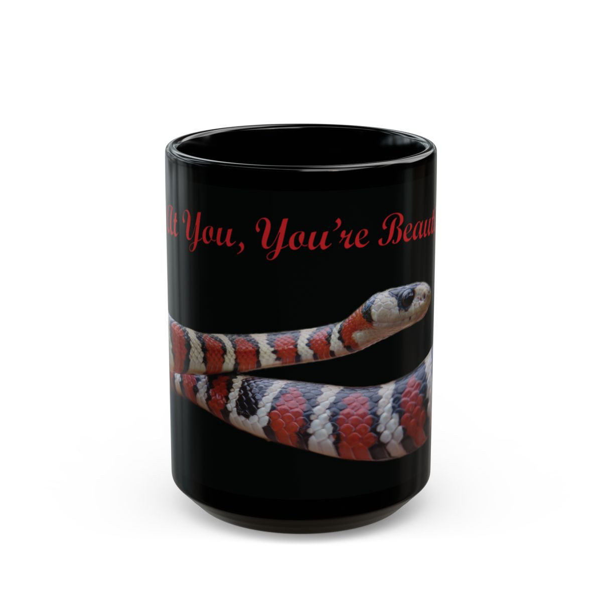 Catchphrase Kingsnake Black Mug — image 3
