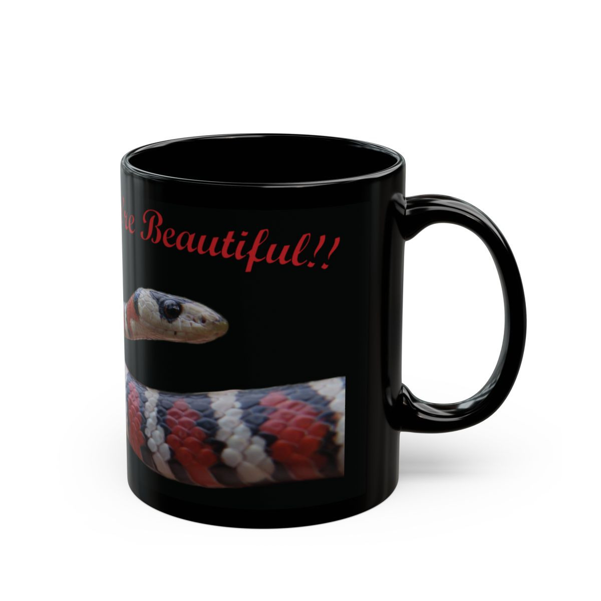 Catchphrase Kingsnake Black Mug — image 4
