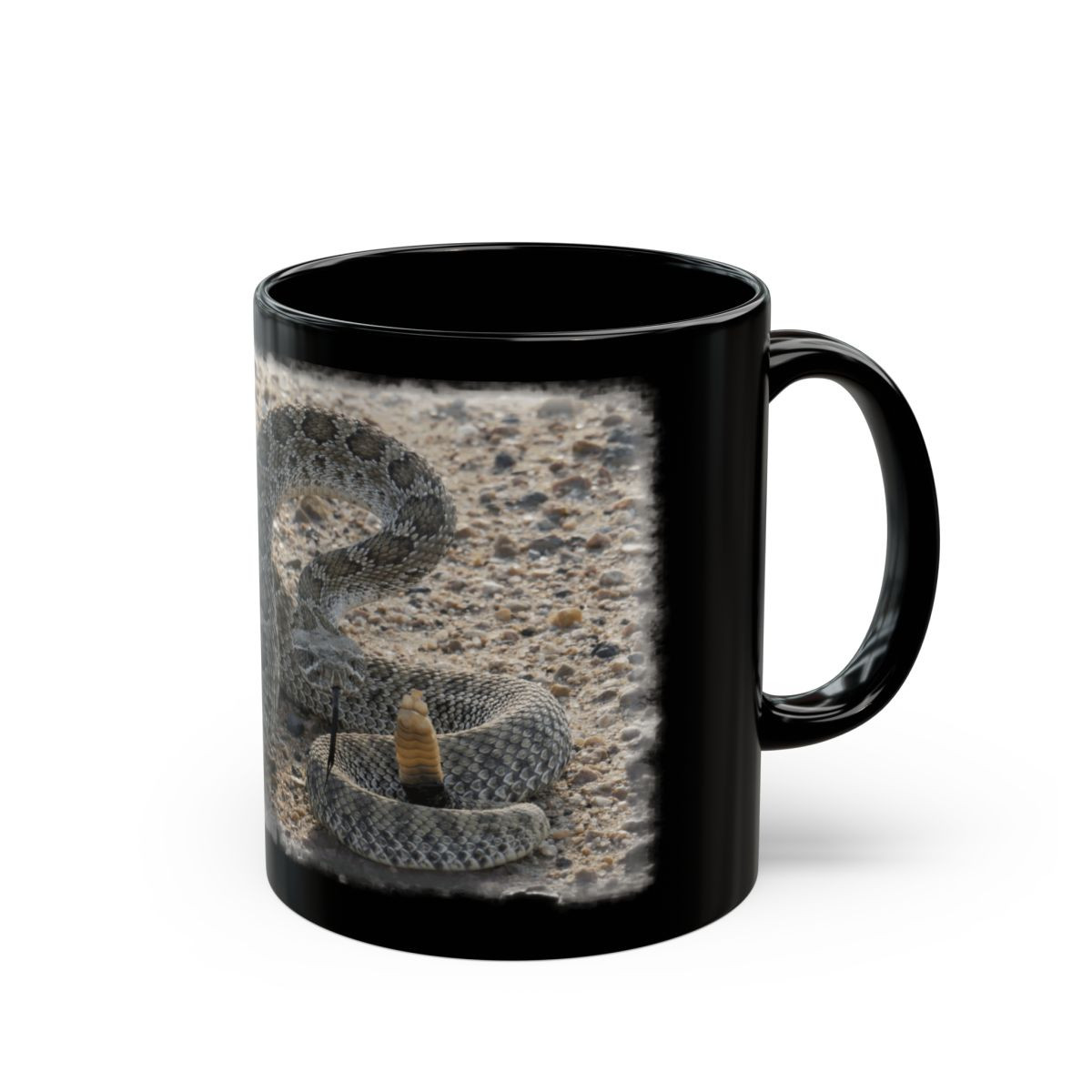 Prairie Rattlesnake Black Mug — image 6